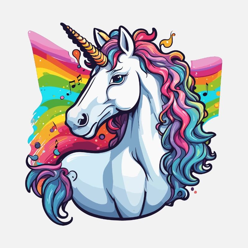 Einhorn / Pferd / Mädchen / Fabelwesen / Märchen
