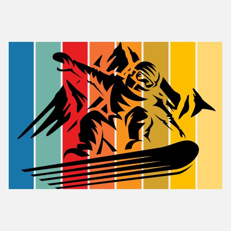 Retro skiing