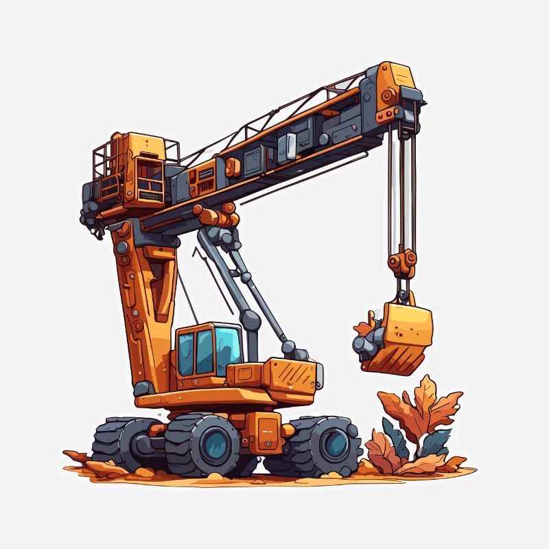 Kran / Baustelle / Seilwinde / Kransystem
