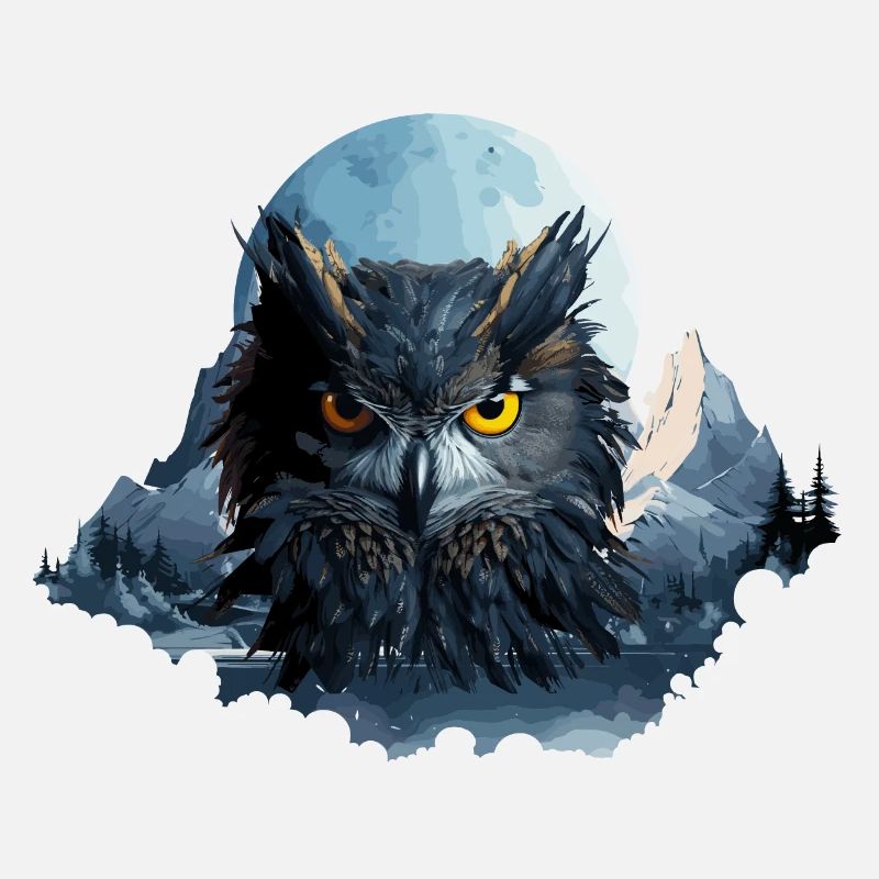 Owl Black Finished