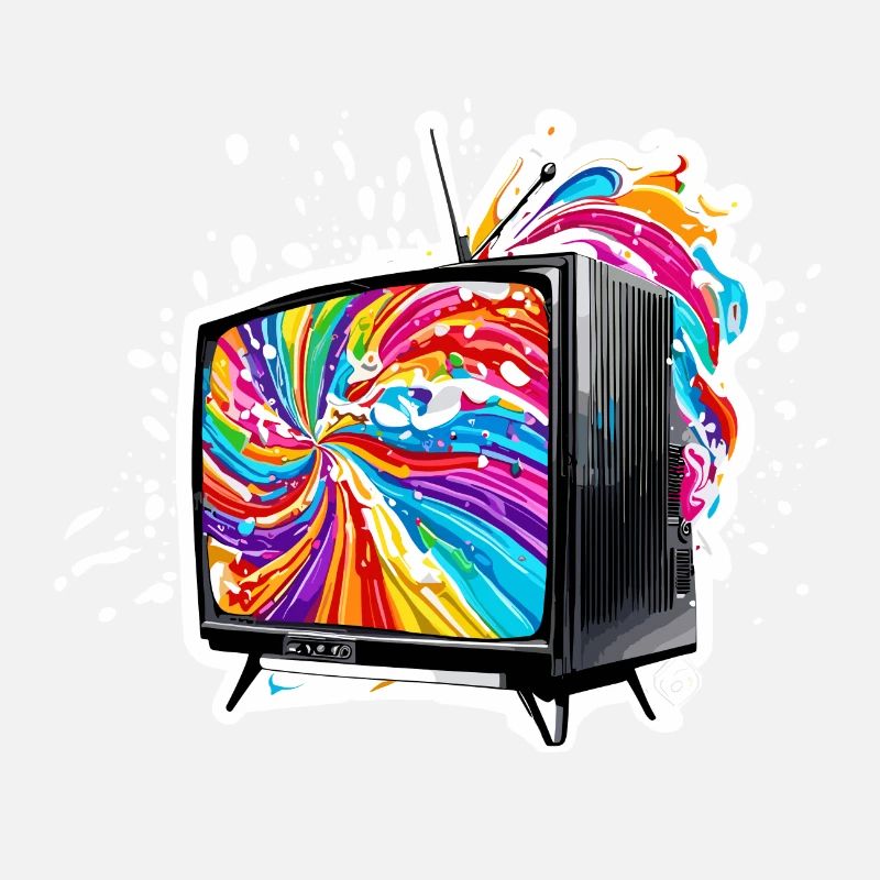 TV / fjernsyn / analog / rør-tv / retro
