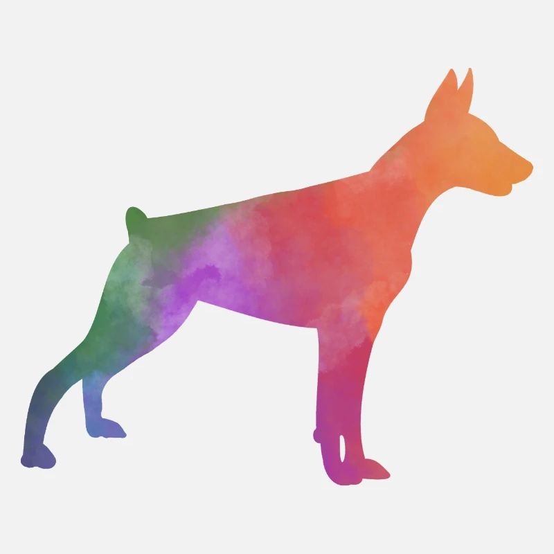 DOBERMAN coloré