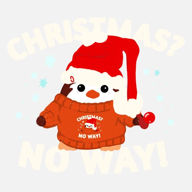 Drôle de pingouin de Noël