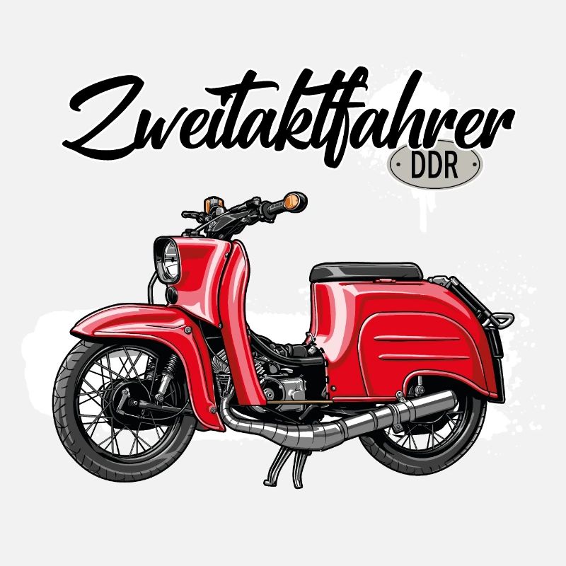 Schwalbe (rot / Zweitaktfahrer) // Illustration