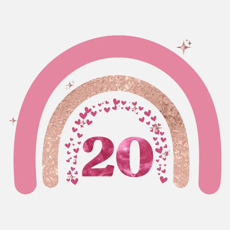 20e anniversaire rainbow rose