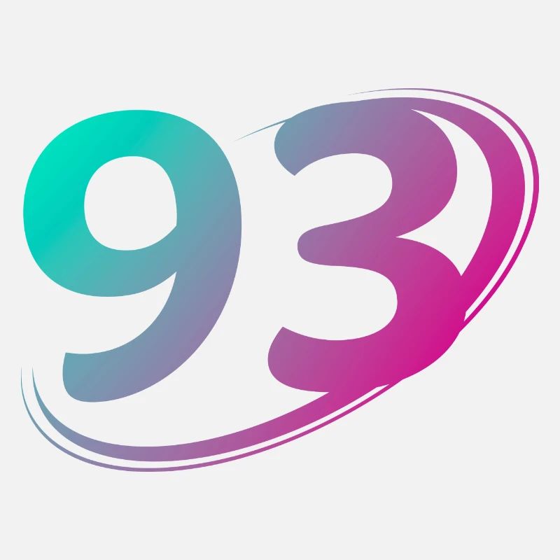 Number 93 multicolor