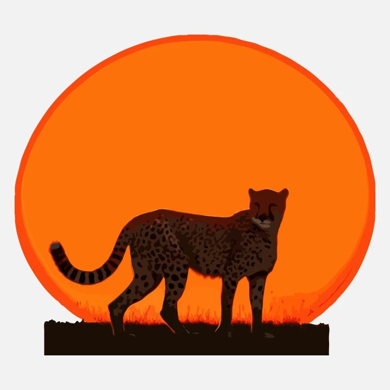 Cheetah at sunrise