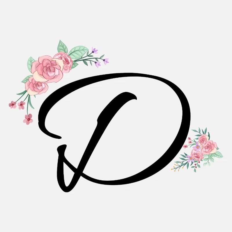 Lettre d fleurs