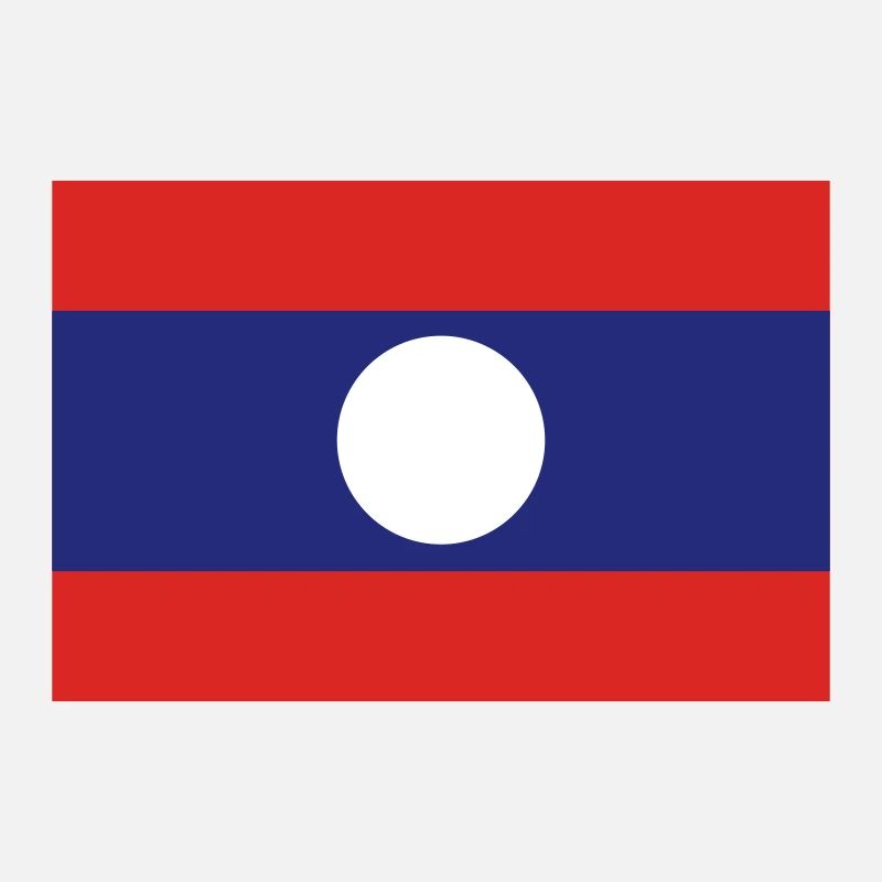 Laos - drapeau