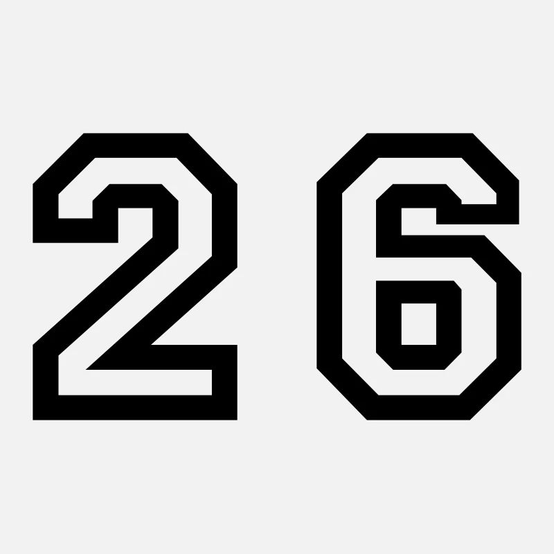 Nombre - 26 - vingt-six