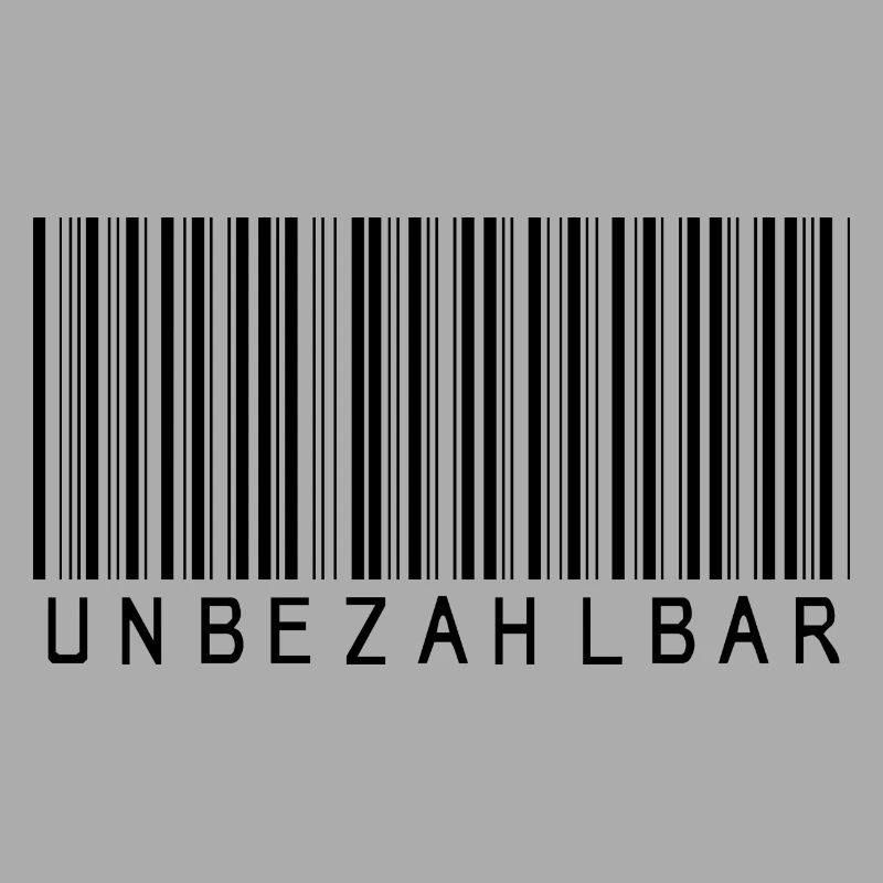 Code-barres « Priceless » noir