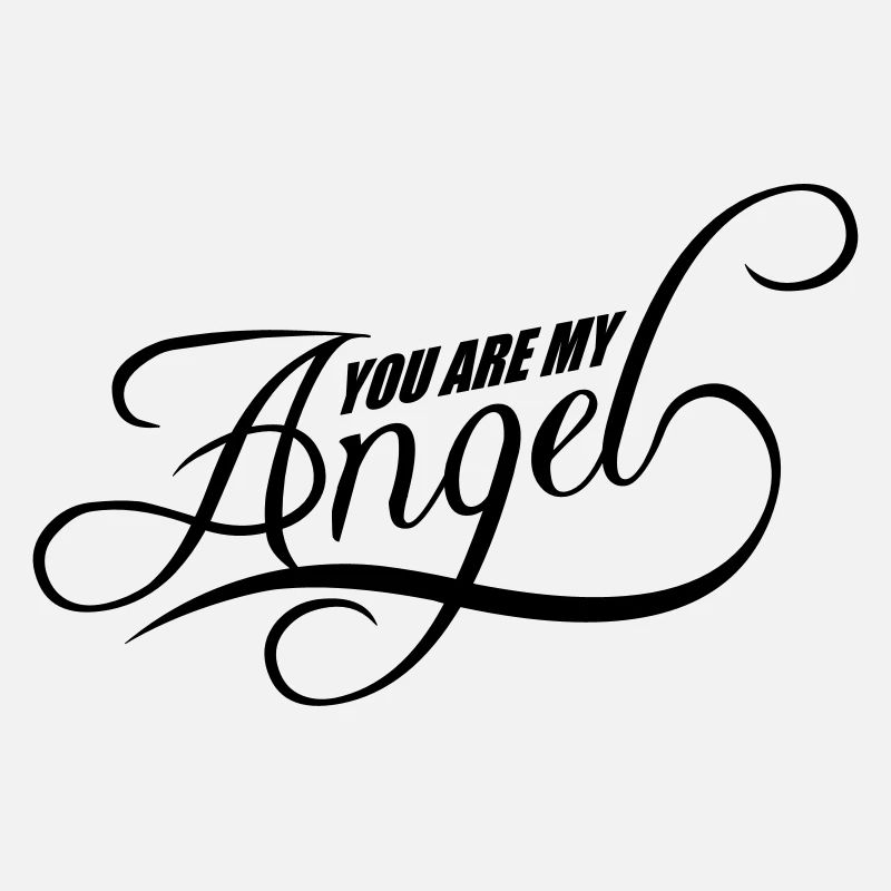 vous êtes ma conception de chemise d'ange disant l'amour d'ange v