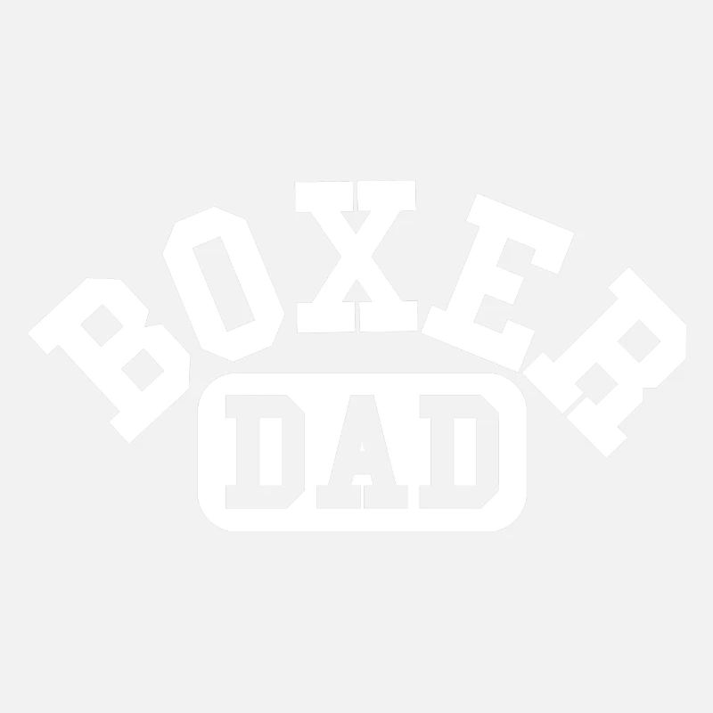 Boxer papa blanc