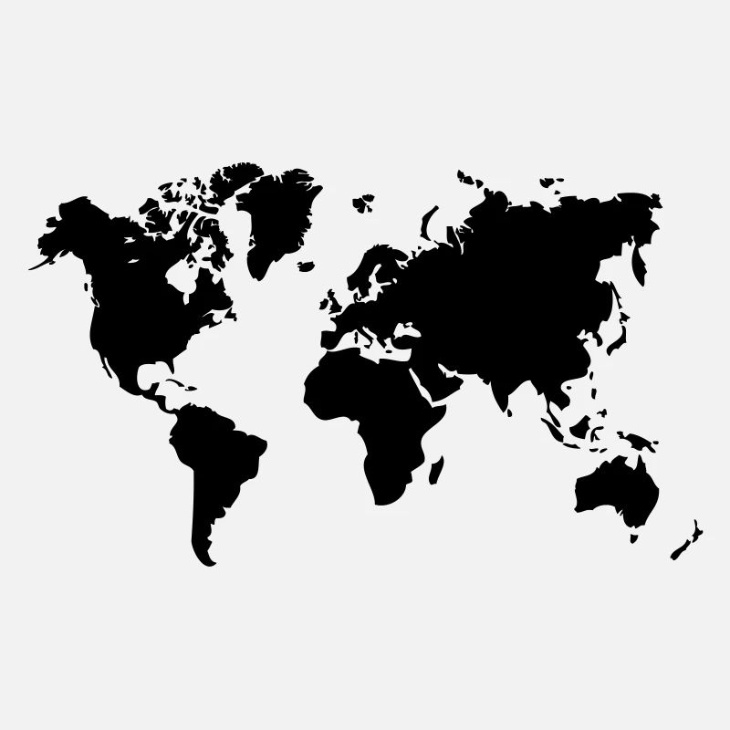 MONDE travel world trip map retro