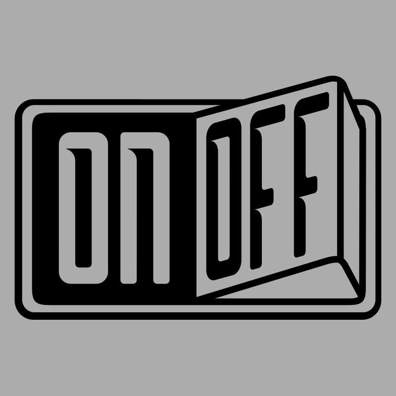 switch on off button turn on off