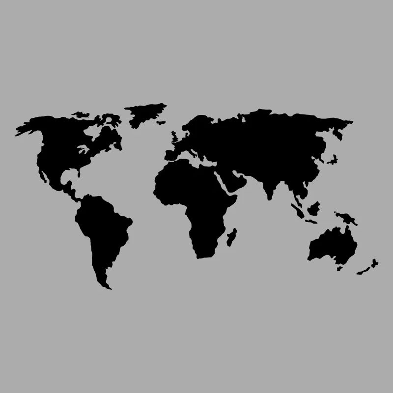 World map colors customizable