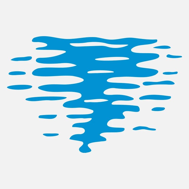 Ondes de réflexion de l’eau