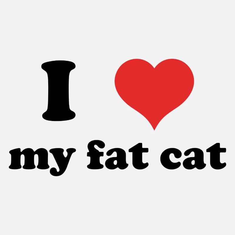 J’aime mon gros chat
