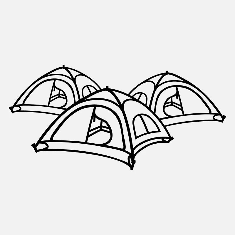 Friends Tent Camping Crew