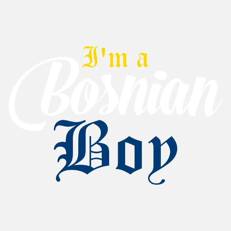 Bosnien Bosnier Junge Spruch Geschenk
