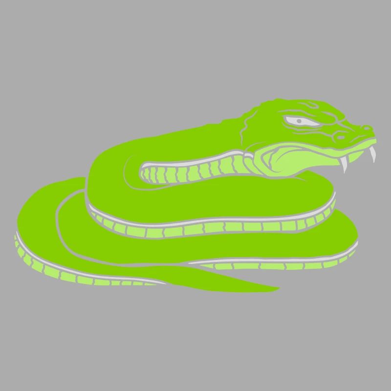 Design dangerous evil snake