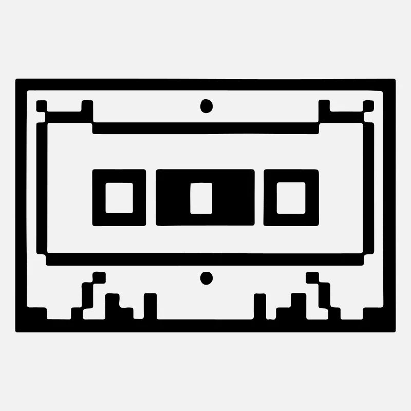 Kassette Verpixelt Retro Geschenkidee