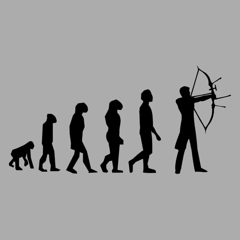 Evolution des Bogenschießens