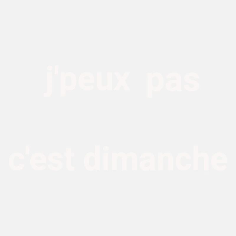 je peux pas cest dimanche