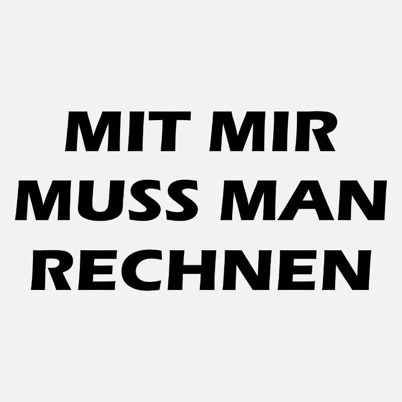 Lehrer Spruch Rechnen black