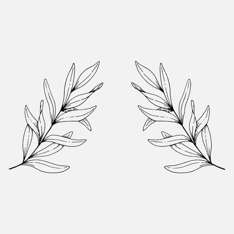 Branche de feuille