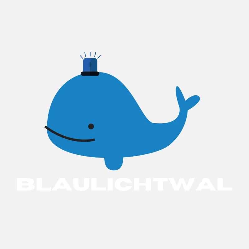 Blaulichtwal, Blaulicht, Blauwal, Geschenk