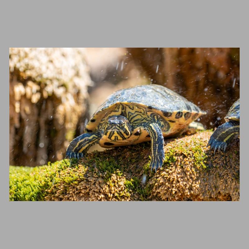 Yellow-bellied slider Trachemys scripta scripta
