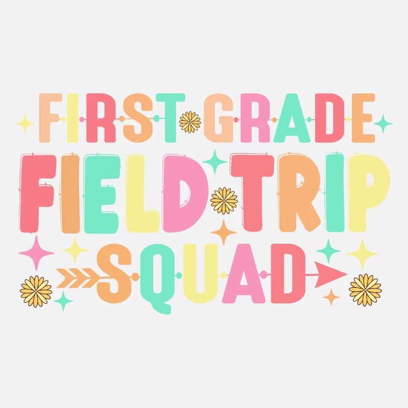 First Grade Field Trip Squad Teacher Students