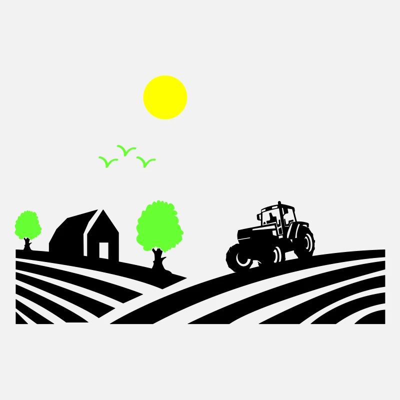 Ferme de tracteurs