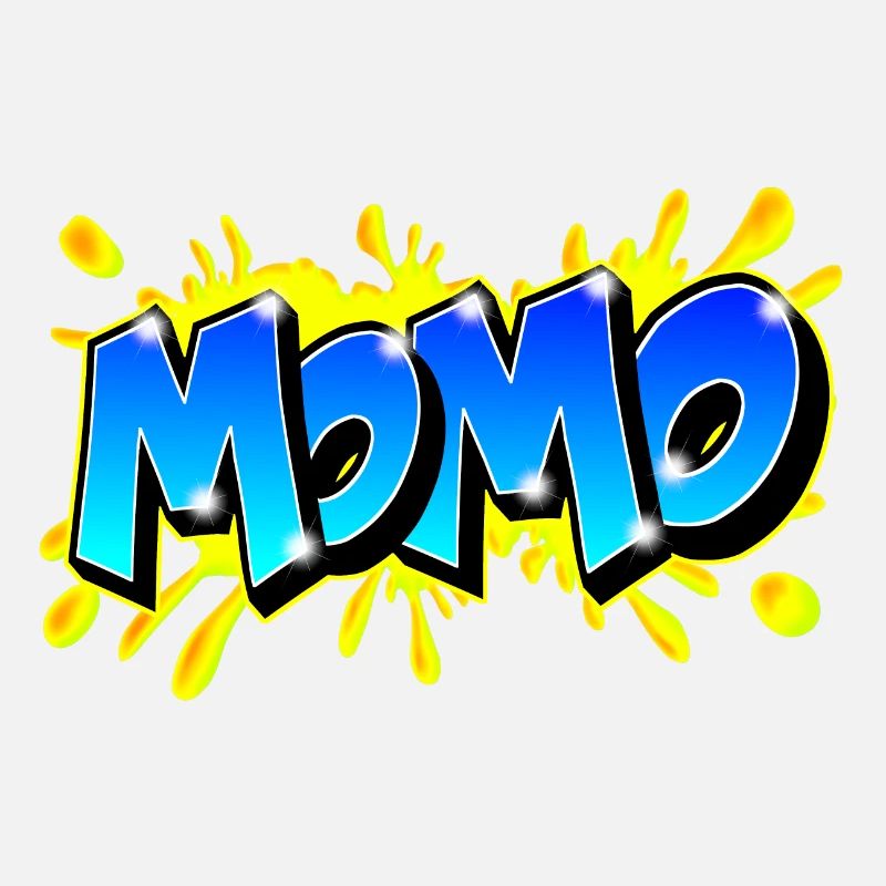 Graffiti Name MOMO printable on evrything