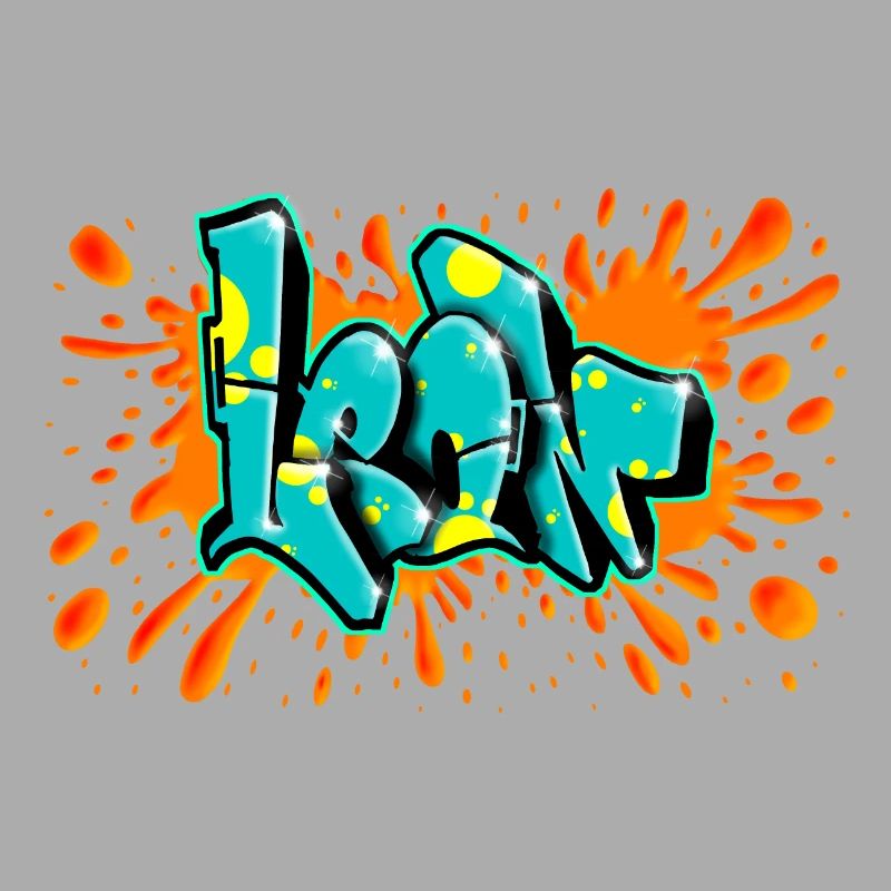 Leon graffiti red splash printable on everything