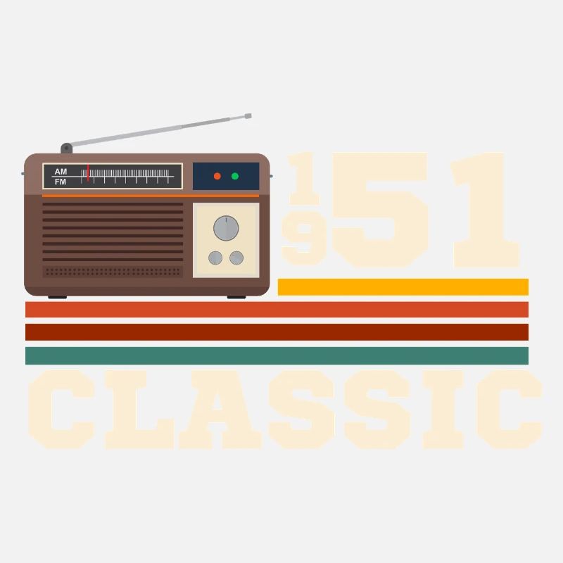 Anniversaire 1951 retro classic