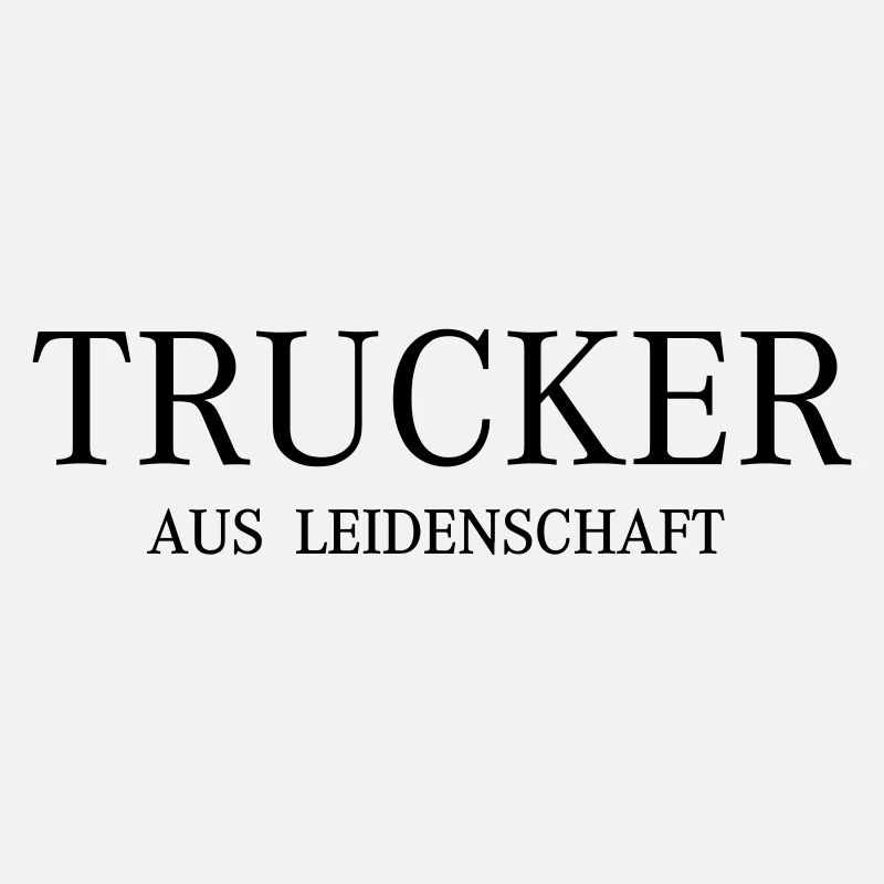 Schriftzug Trucker