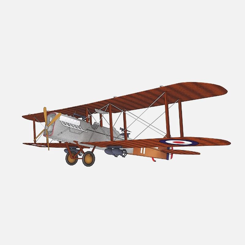 Avion biplan de 1915