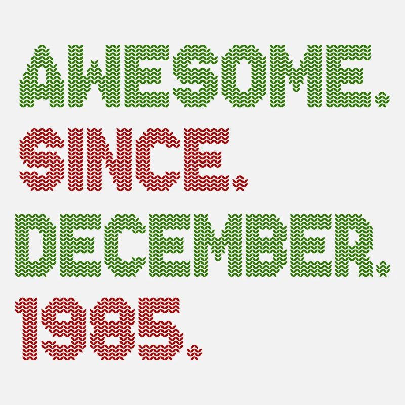 Awesome Since December Christmas Ave 1985