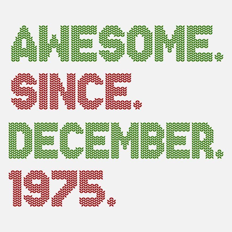 Awesome Since December Christmas Ave 1975