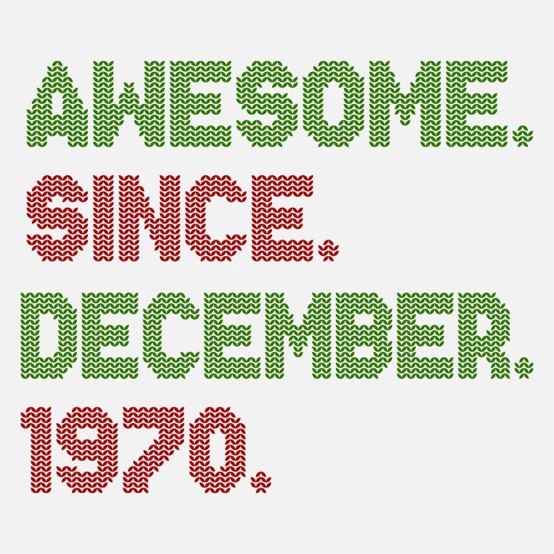1970 Awesome Since December Christmas Ave