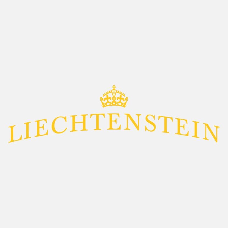 Liechtenstein lettering with crown | Vectorgraphi
