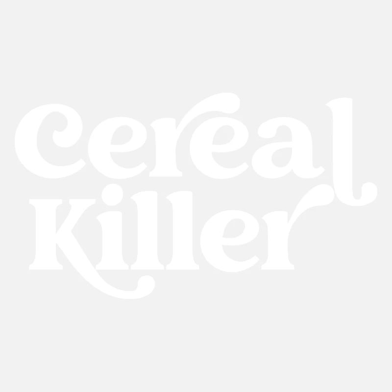 Cereal Killer Breakfast Humor Graphic