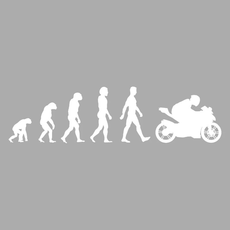 Motorcycle Biker Motorcyclist Evolution