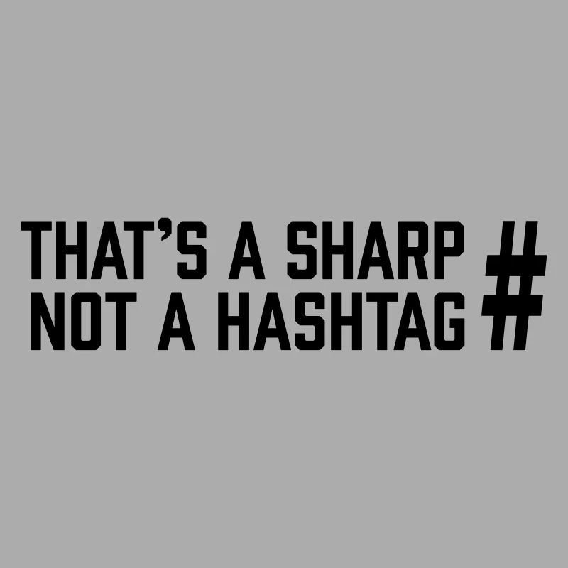 Sharp vs Hashtag