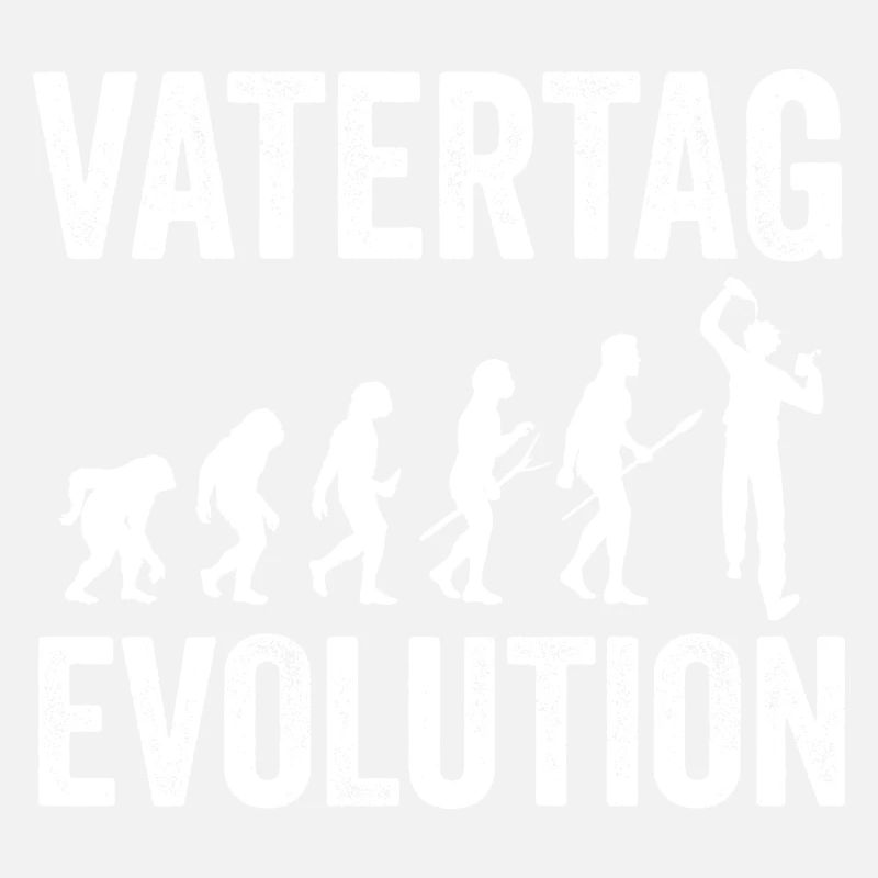 Vater Evolution Vatertag Papa