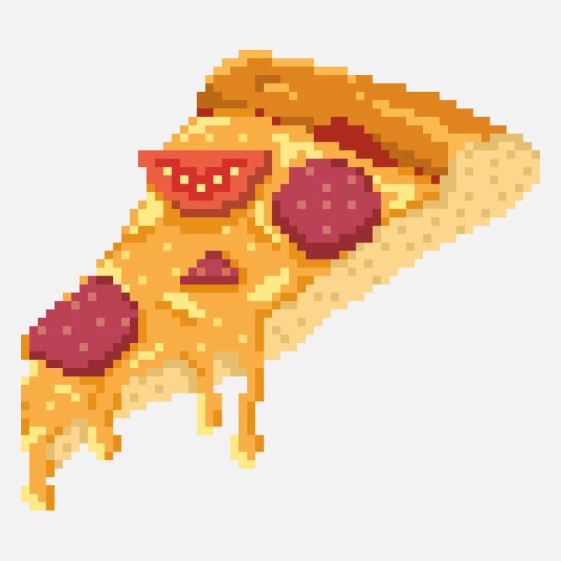 Retro Pixel Pizza