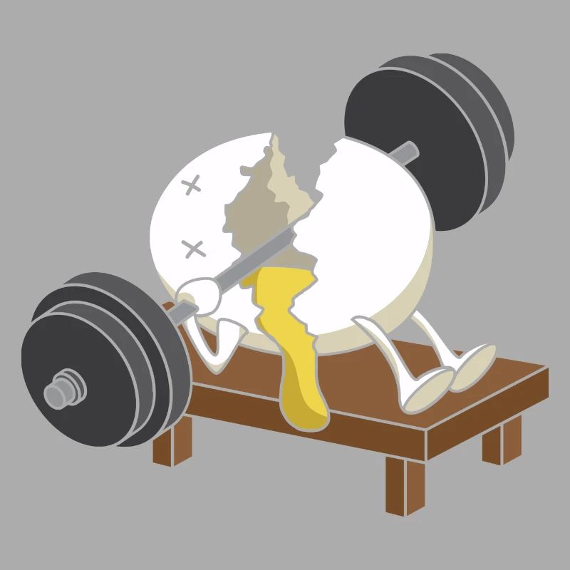 Zerquetschte Eier heben Workout