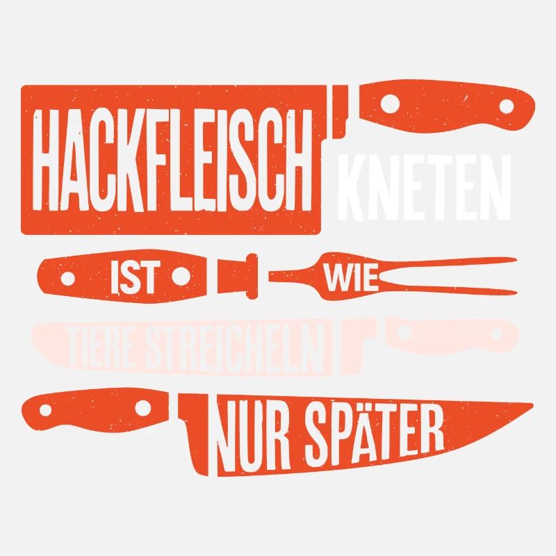 Hackfleisch kneten wie Tiere streicheln - nur spät